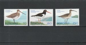 Faroe Islands  Scott#  28-30  MNH  (1977 Birds)