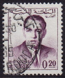 Morocco - 1962 - Scott #80 - used - King Hassan II