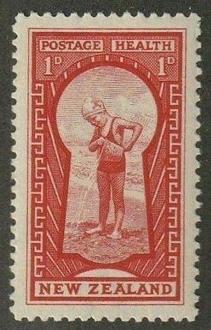 NEW ZEALAND Sc#B8 Health Issue (1935 ) toning MH