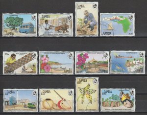 GAMBIA 1990 SG 1039/1050 USED