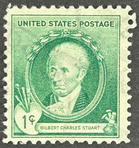 USA, 1940, SC#884, Famous Americans, Artists, Used, F