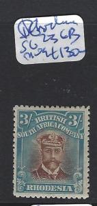 RHODESIA  (P0802B)  KGV  ADMIRAL 3/-  SG 236B   MOG