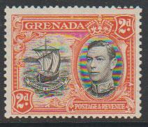 Grenada  GVI SG 156a perf 13½ x 12½ Light mounted mint