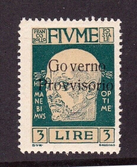 Fiume stamp #145, MH OG,  CV $95.00