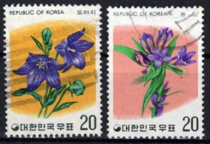 Korea 944, 950 Used Flowers Plants Nature ZAYIX 0701S0019