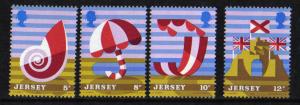 Jersey  1975 MNH tourism complete