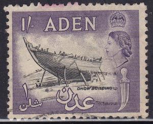 Aden 55a USED 1955 Dhow Building