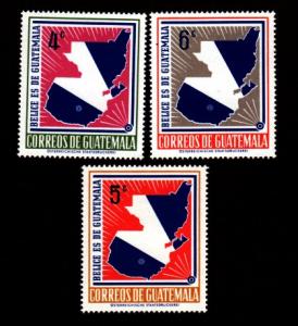 Guatemala # 396-398 Mint!