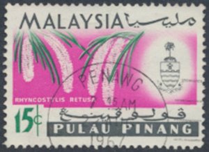 Penang Pulau Pinang  Malaya  SC#  72 Used see details & scans