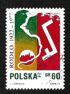 Poland 1972 - U - Scott #1886