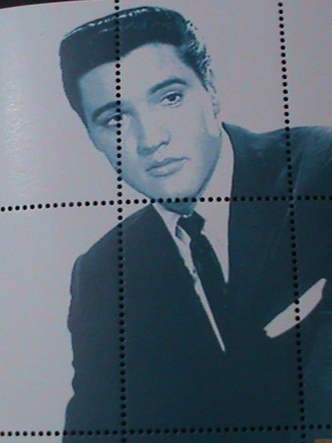 ​LAOS- 1999-FAMOUS ROCK & ROLL MOVIE STAR-ELIS PRESLEY S/S MNH VF LAST ONE