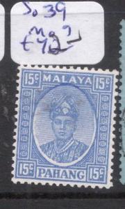 Malaya Pahang SG 39 MOG (12dky) 