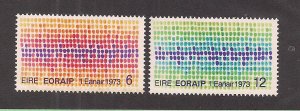 IRELAND SC# 327-28  FVF/MNH 1972