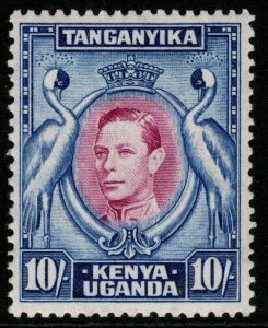 KENYA, UGANDA & TANGANYIKA SG149 1938 10/= PURPLE & BLUE p13¼ MTD MINT