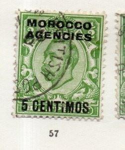 Morocco Agencies 1920s-30s Early Issue Fine Used 5c. Optd Surcharged NW-168936