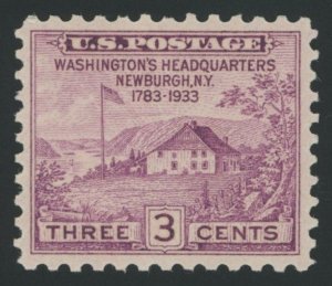 USA 727 - 3 cent Peace Issue - XF Mint never hinged