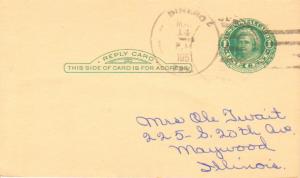 United States Texas Dinero 1951 4f-bar  1885-1973  Postal Card  Philatelic.