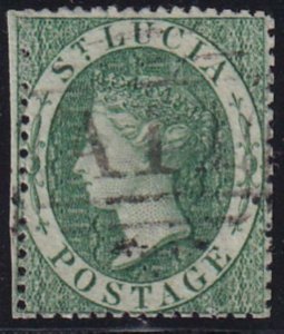 St Lucia 1860 SC 3 Used 