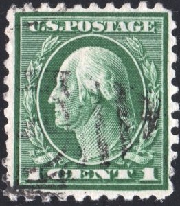 SC#462 1¢ Washington Coil (1916) Used