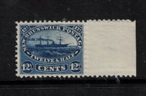 New Brunswick #10 Extra Fine Never Hinged Right Margin Gem **With Certificate**