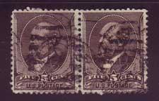 U.S. - Scott #205, Pair, Used, Cat. $20.00