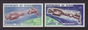 Chad C166-C167 Space MNH VF