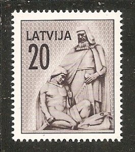 Latvia    Scott   319   Monument   MNH