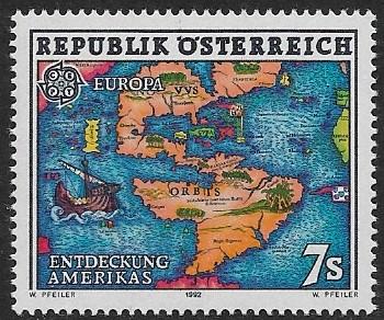 Austria - # 1569 - Discovery of America - MNH