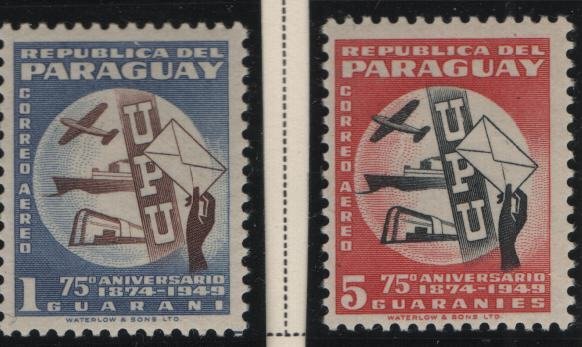 PARAGUAY C182-3 MIINT (LH) F/VF SET OF 2