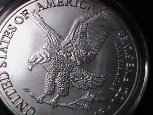 UNITED STATES-​2025-W PROOF $1 AMERICAN SILVR EAGLE 1 OZ PR70DCAM VERY FINE
