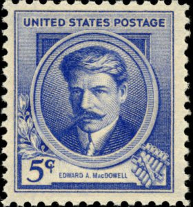 1940 5c Edward A. MacDowell, Composer Scott 882 Mint F/VF NH