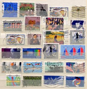 Germany Bund - Lot of 25 commemoratives stamps (Z221)