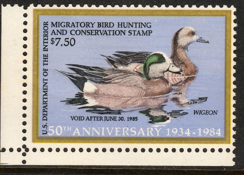 U.S.- RW51 FEDERAL DUCK HUNTING PERMIT STAMP. MNH VF (133)