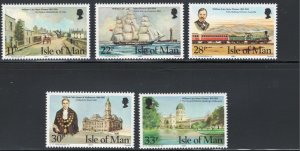 Isle of Man 1984 William Cain Scott # 267 - 271 MNH