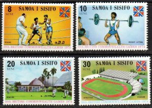 Samoa Sc #395-398 Mint Hinged