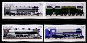 Canada 1119a-21 MNH Locomotives, Trains