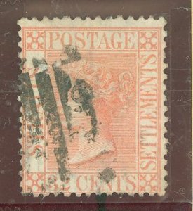 Straits Settlements #17 Used Single (Queen)