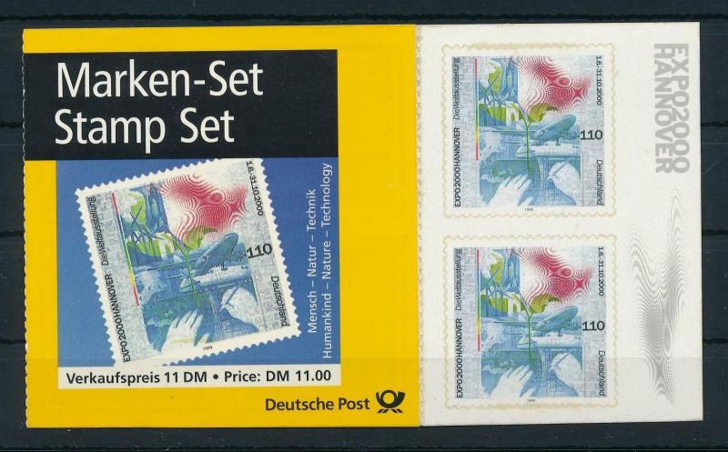 [21431] West Germany 2000 Expo 2000 Self Adhesive Booklet MNH