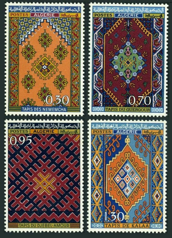 Algeria 393-396,MNH.Michel 496-499. Algerian rugs,1968.