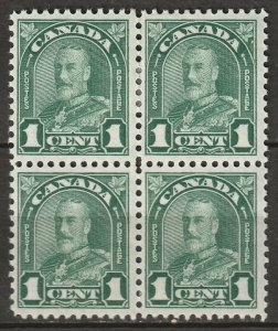 Canada 1930 Sc 163b block MLH*/MNH** die I