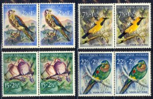 Netherlands Antilles Sc# B35-B38 MNH Pairs 1958 Birds