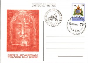 San Marino, Worldwide Government Postal Card