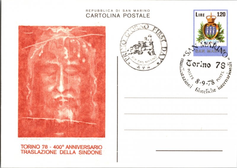 San Marino, Worldwide Government Postal Card