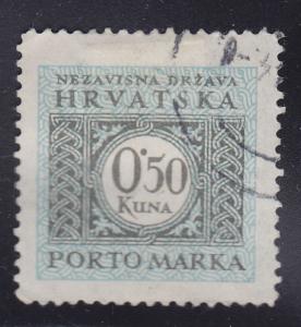 Croatia J11 Postal Due 1941