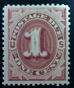 Scott #J22 - VF - 1c Bright Claret - Postage Due - MNH - 1891