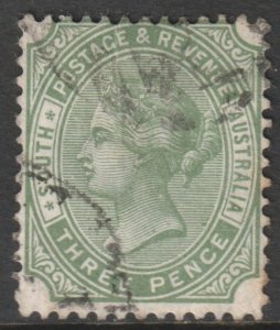 Australia (South Australia) Scott 108  - SG192, 1895 Victoria 3d Perf 13 used