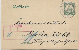 1909 Tsumele, German South West Africa to Berlin, Germany (HS1180)