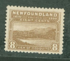 Newfoundland #93 Unused Single