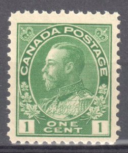 Canada #104 XF MINT NH Admiral C$120.00 JUMBO MARGIN -- WET PRINTING --