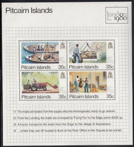 Pitcairn Islands 1980 MNH Sc #192 Mail transport London '80